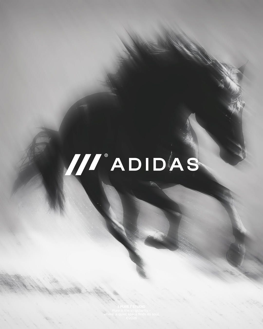 Adidas art direction, campaign by Pure Studio
