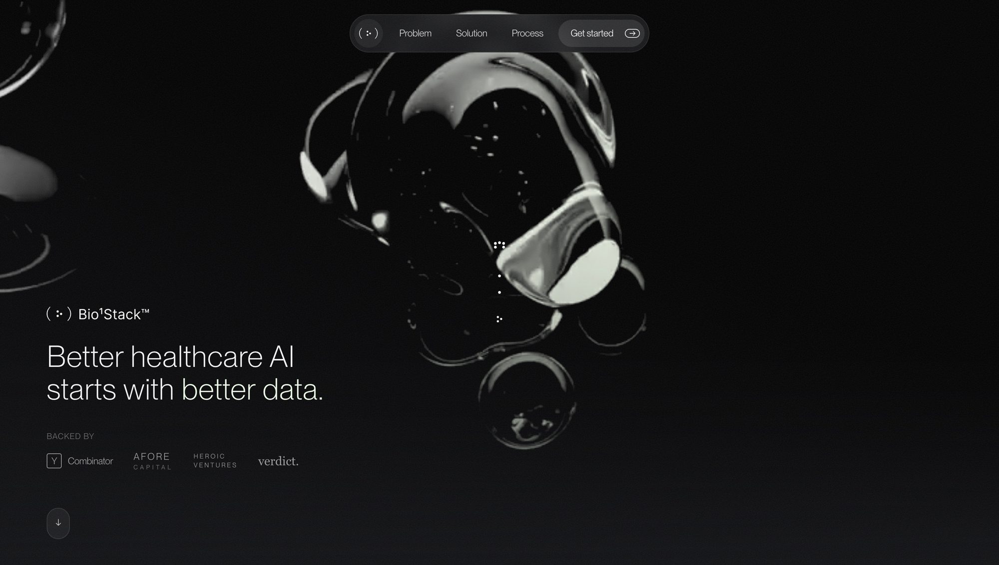 BioStack website by Pure Studio