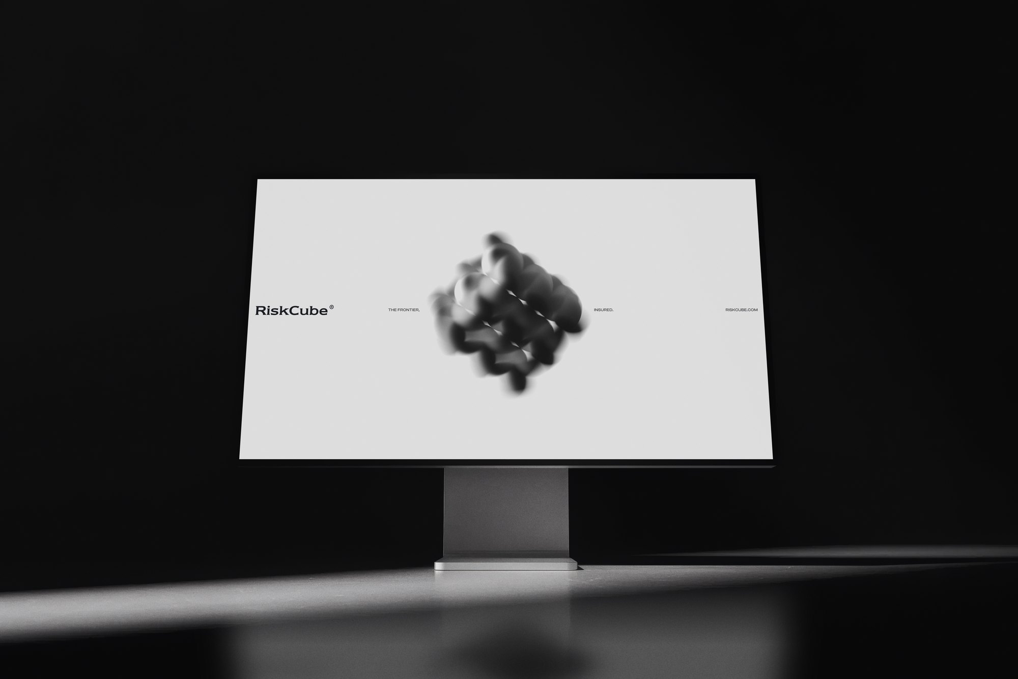 RiskCube branding, campaign by Pure Studio