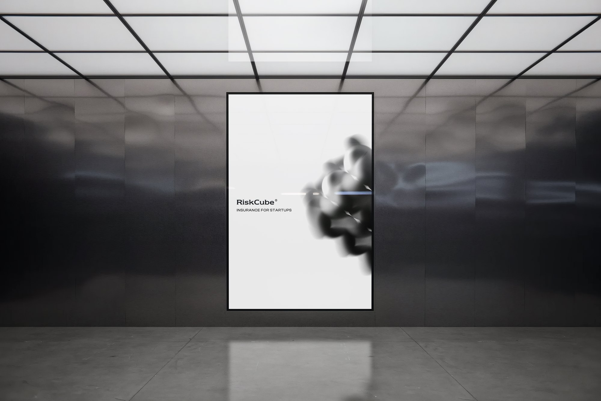 RiskCube branding, campaign by Pure Studio