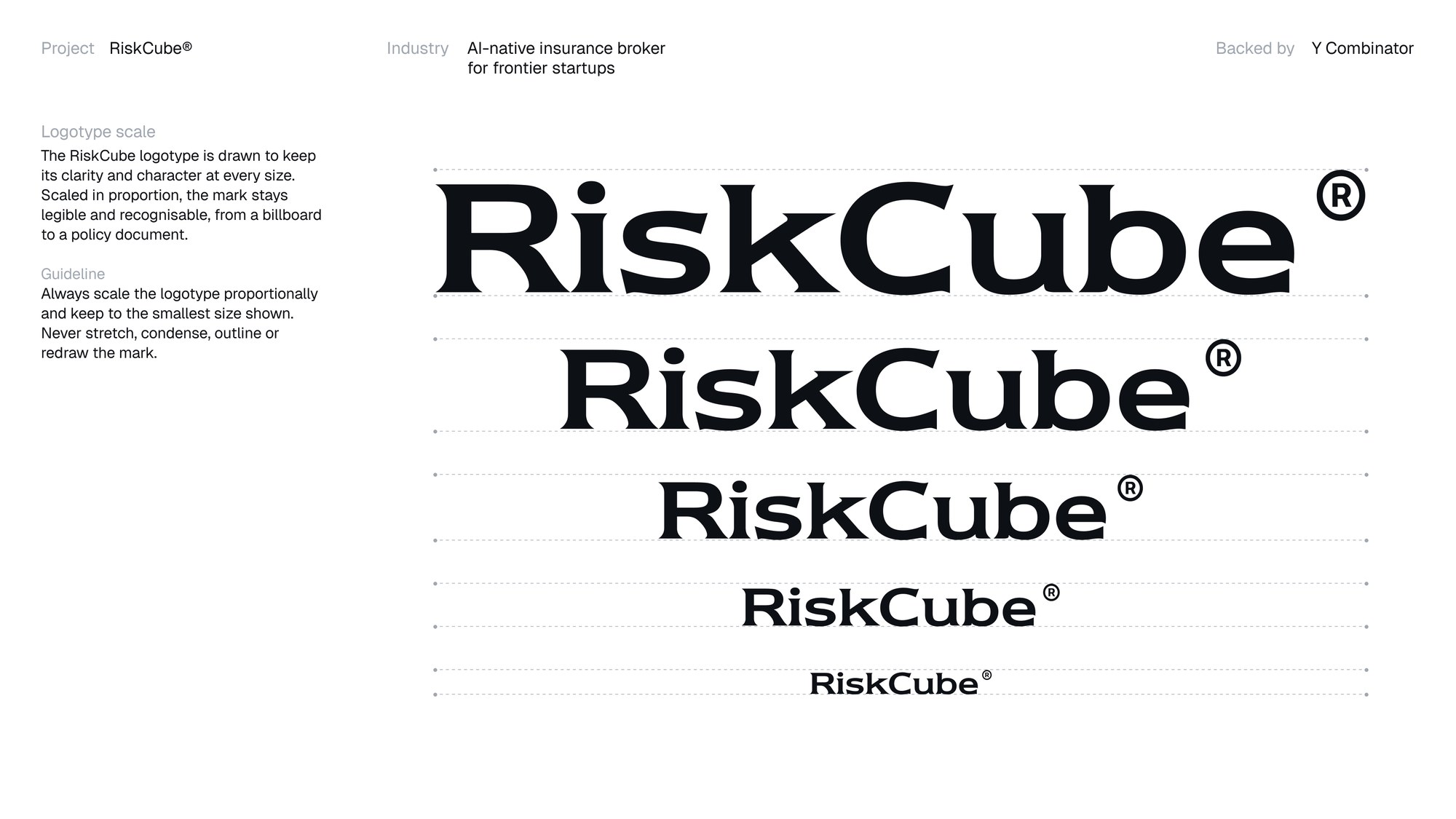 RiskCube branding, campaign by Pure Studio