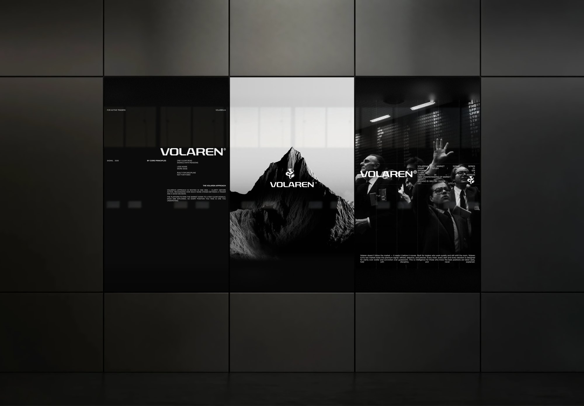 Volaren branding, app concept by Pure Studio